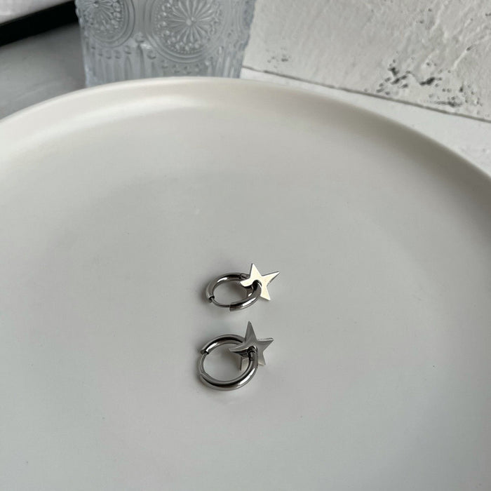 Creoles Etoile Homme (Paire)