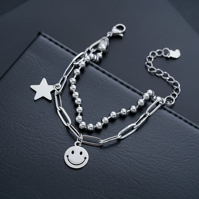 Herrenarmband Stern