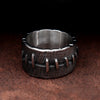 Bague Acier Gothique Suture