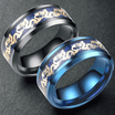 Bague en Acier Inoxydable Avec Motifs Dragon