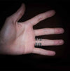 Bague Acier Colonne Vertebrale