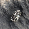 Bague Argent 925 Squelette - 1 PC / resizable