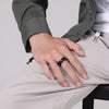 Bague Acier Oeil Vintage