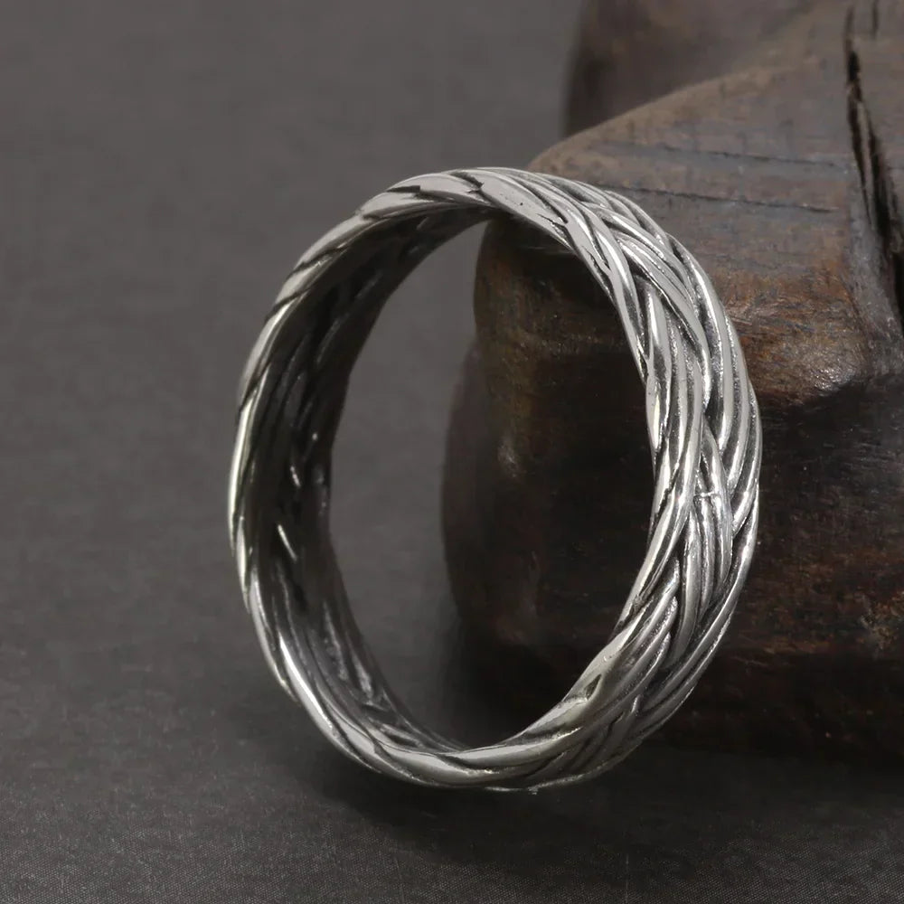 Bague Argent 925 Tressée