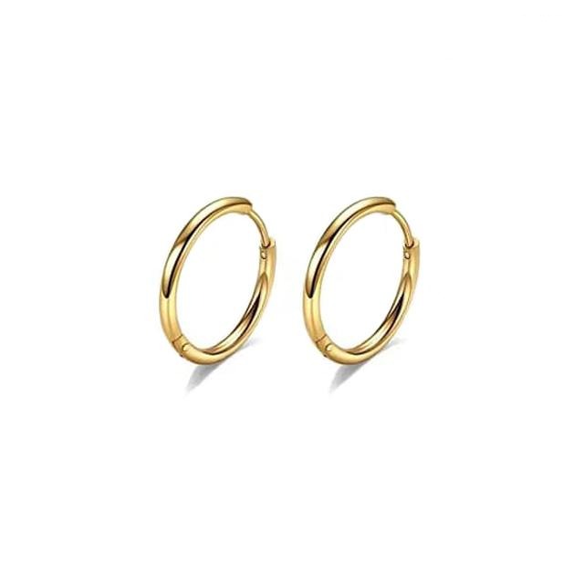 boucle oreille homme anneau doré