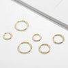 Boucle d’Oreille Homme ANNEAU OR (Paire) - Boucles d’oreilles