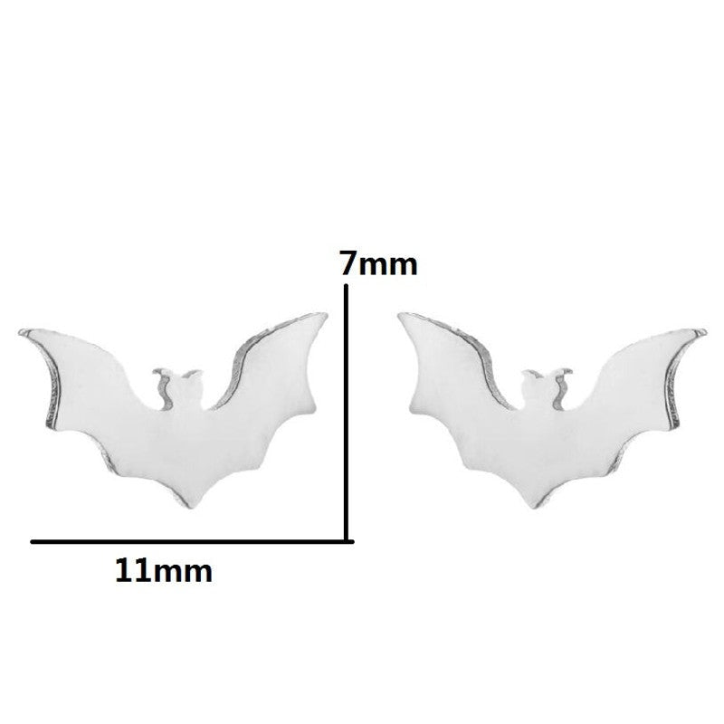 Boucle d’Oreille Homme CHAUVE-SOURIS (Paire)