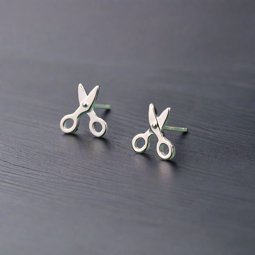 Boucle d’Oreille Homme CISEAUX (Paire)