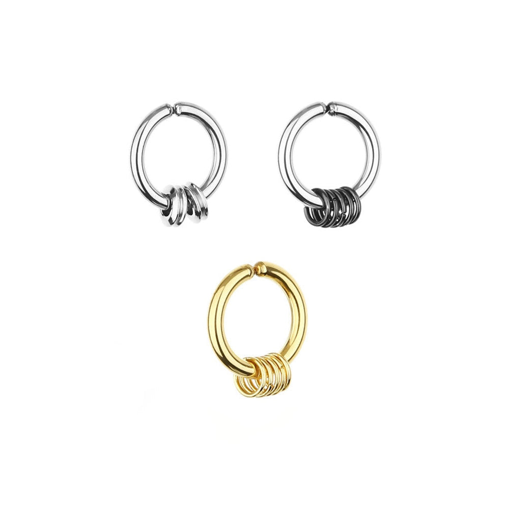 Boucle d’Oreille Homme CLIP (Paire)