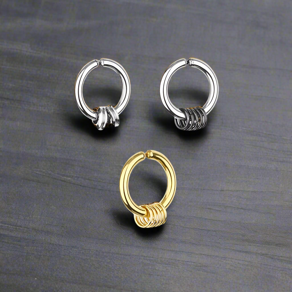 Boucle d’Oreille Homme CLIP (Paire)