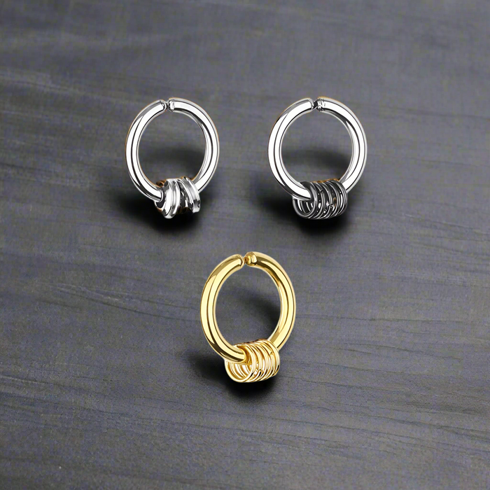Boucle d'Oreille Homme CLIP (Paire)