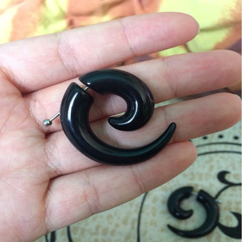 Boucle d’Oreille Homme CORNE (Paire)