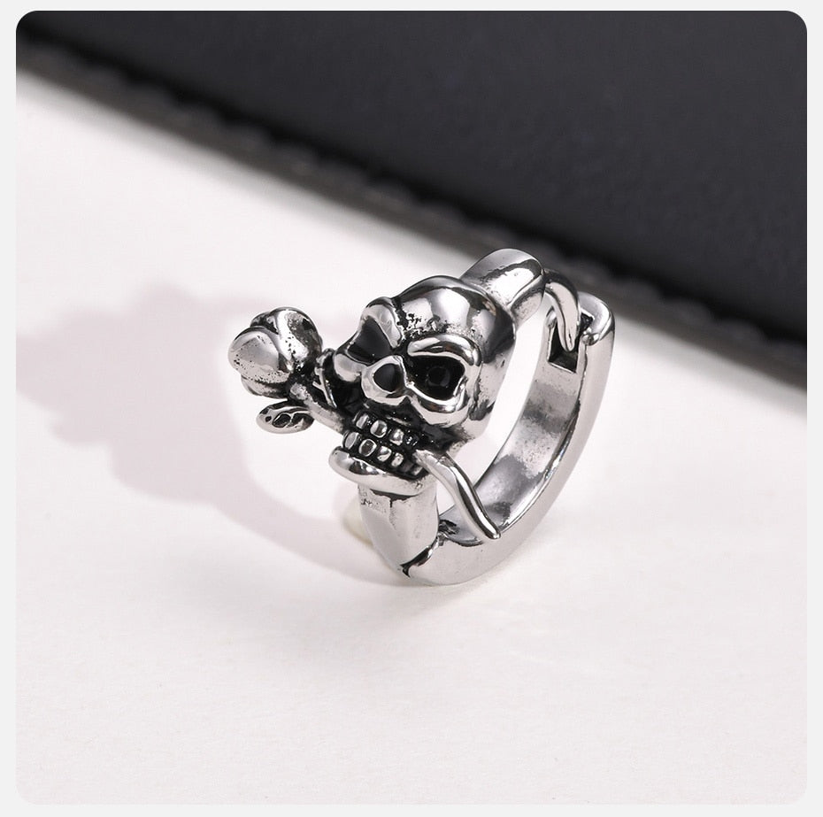 Boucle d’Oreille Homme CRÂNE