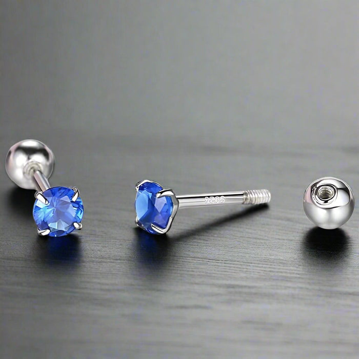 Boucle d'Oreille Homme CRISTAL (Paire)