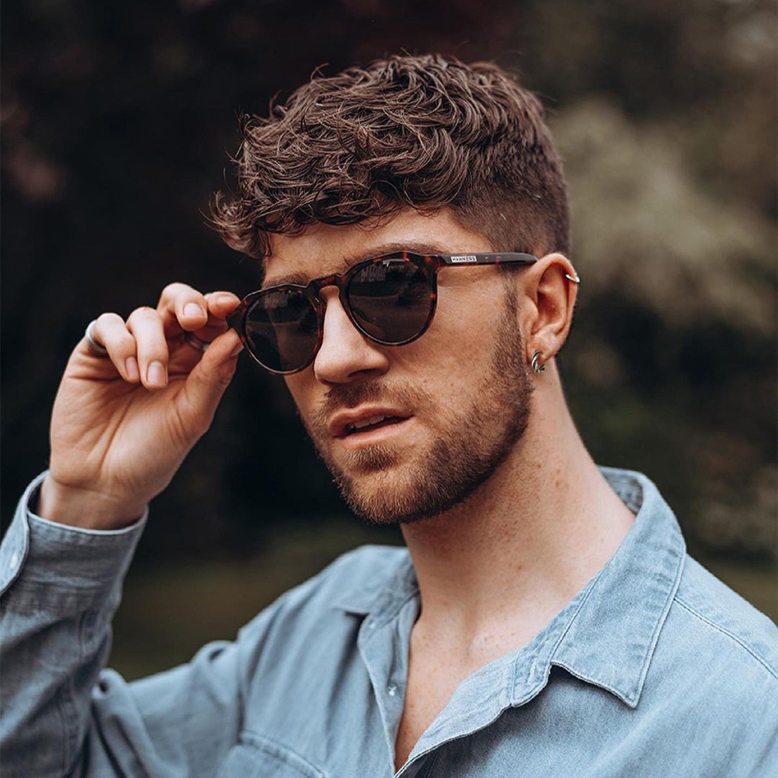 demi anneau pour hommes