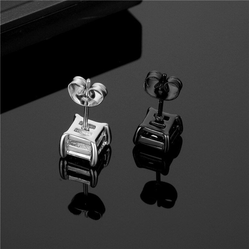 Clou d'oreille diamant homme