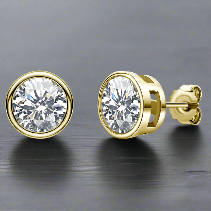 Boucle d'Oreille Homme DIAMANT MOISSANITE (Paire)