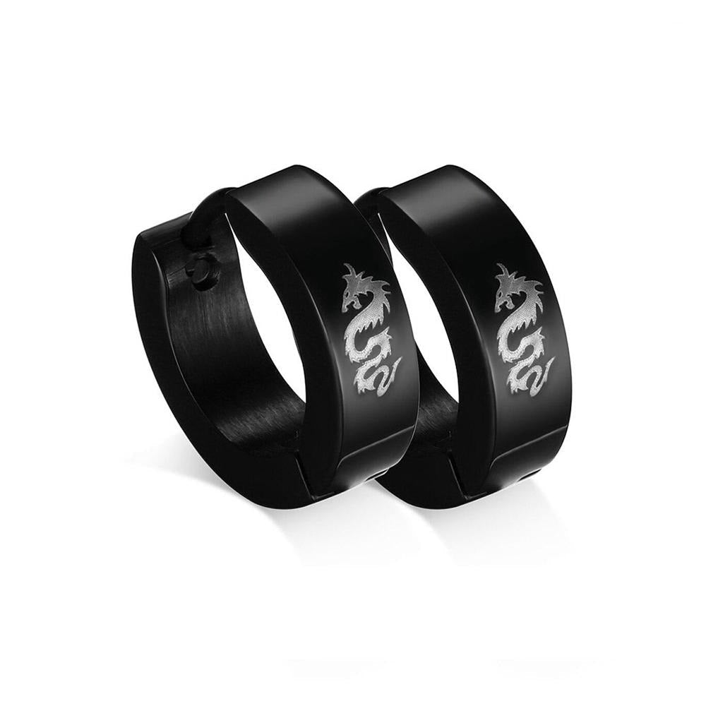 Boucle d'Oreille Homme Dragon