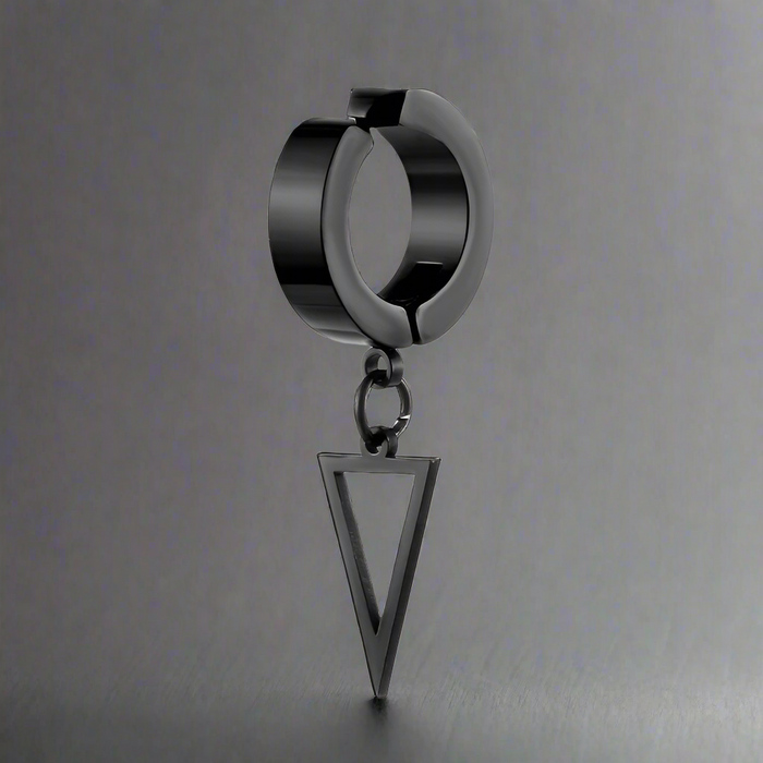 Boucle d'Oreille Homme GÉOMÉTRIQUE (Clip)