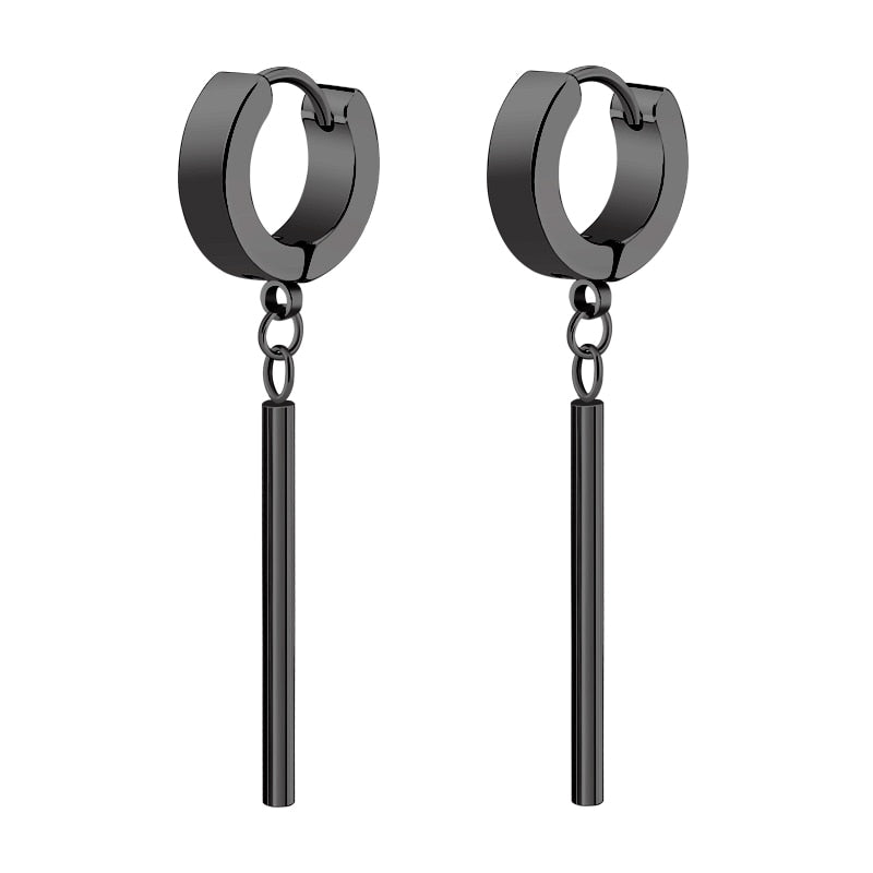 Boucles d'Oreilles Longues pour Hommes