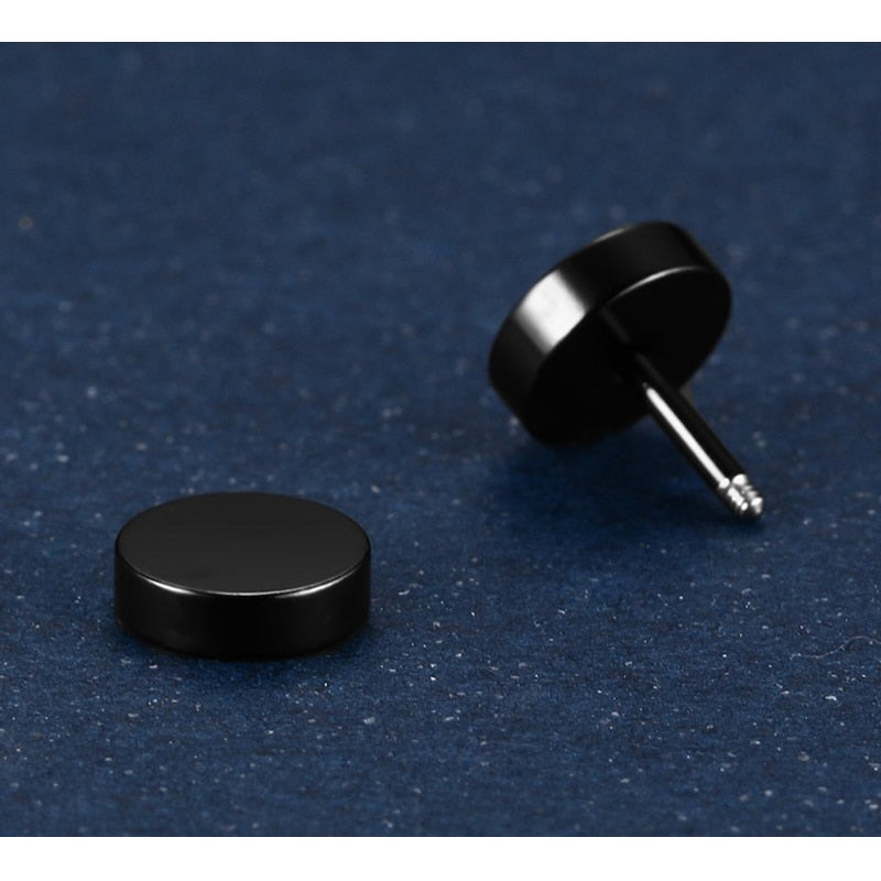 Boucles d'Oreilles Homme Ronde