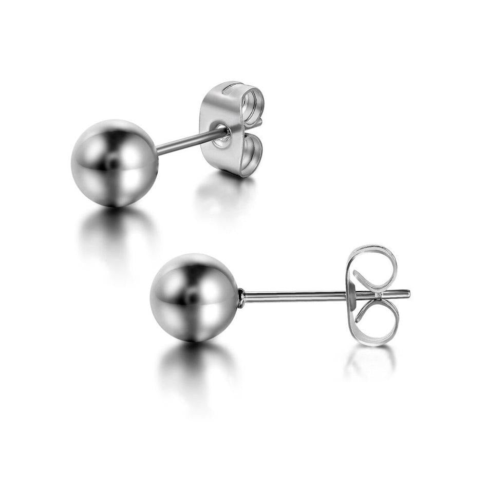 Boucle d'oreille perle homme