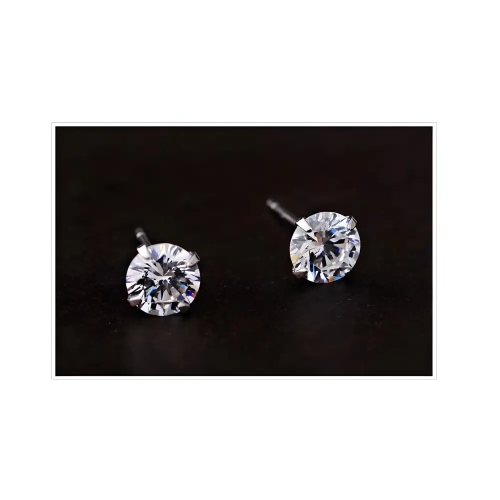 Boucle d’Oreille Homme PETIT DIAMANT (Paire)