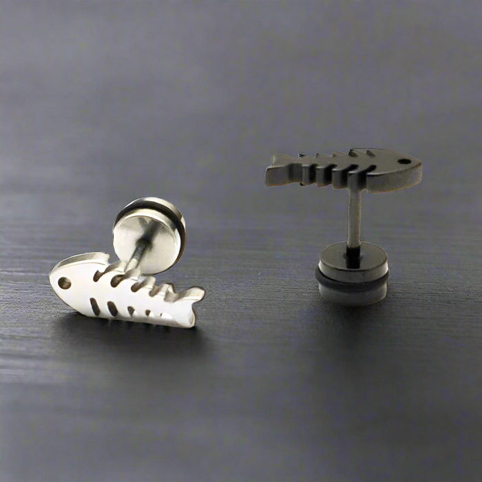 Boucle d'Oreille Homme POISSON (paire)