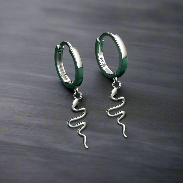Boucle d'Oreille Homme SERPENT (Paire)