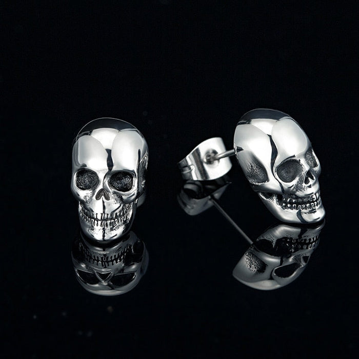 Boucle d'Oreille Homme SKULL (Paire)