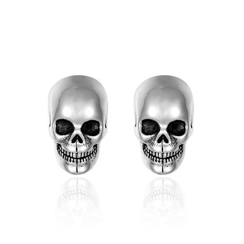 Boucle d'oreille homme skull