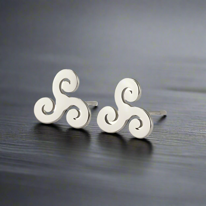 Boucle d'Oreille Homme TRISKEL (Paire)