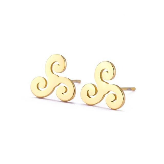 boucle d'oreille homme triskel