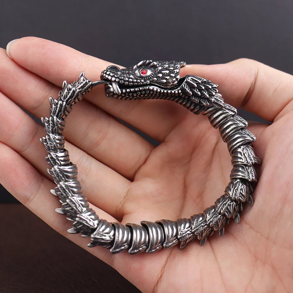 Bracelet Chaîne Homme Viking OUROBOROS