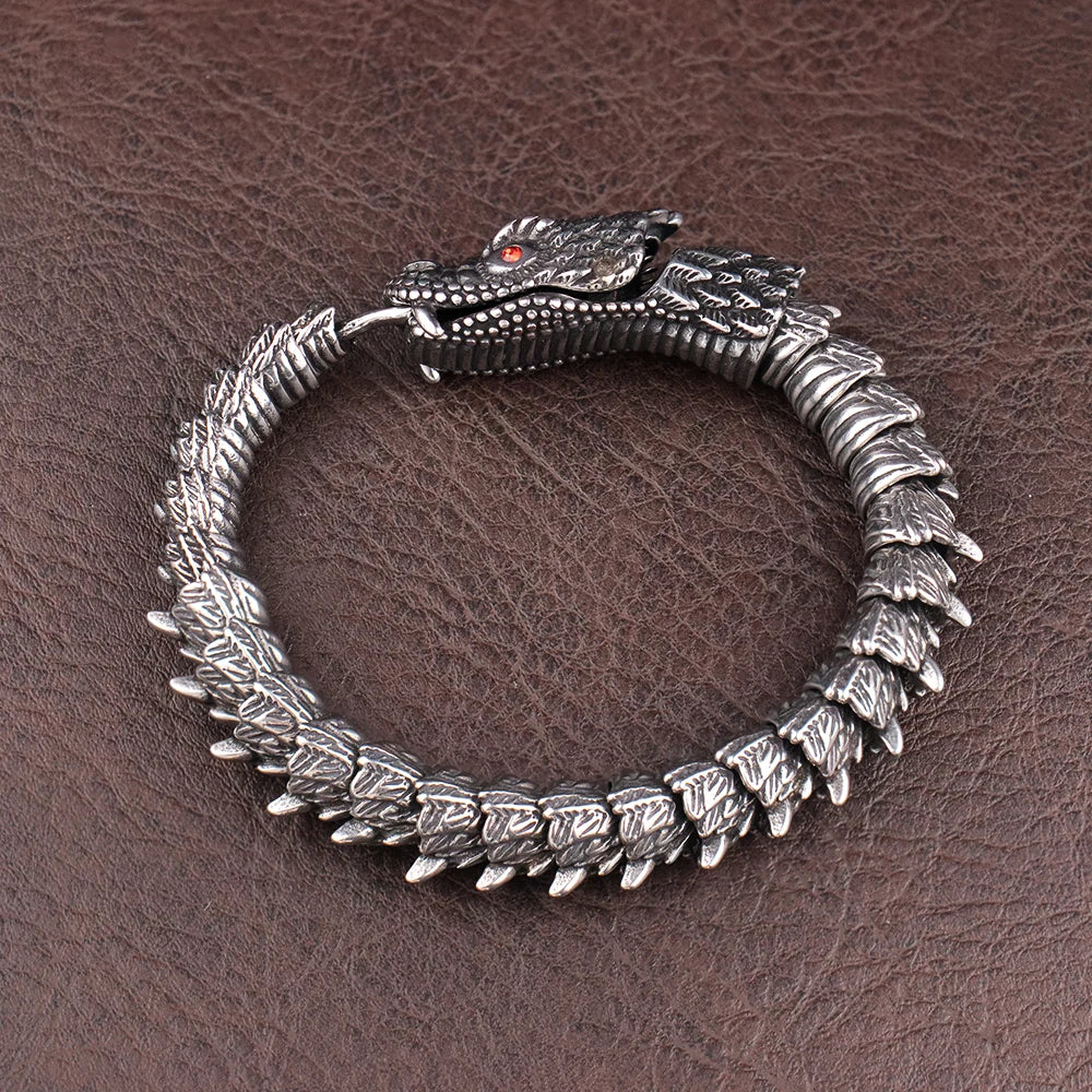Bracelet Chaîne Homme Viking OUROBOROS