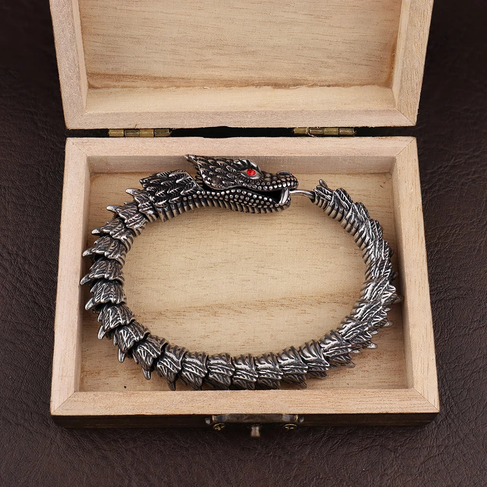 Bracelet Chaîne Homme Viking OUROBOROS
