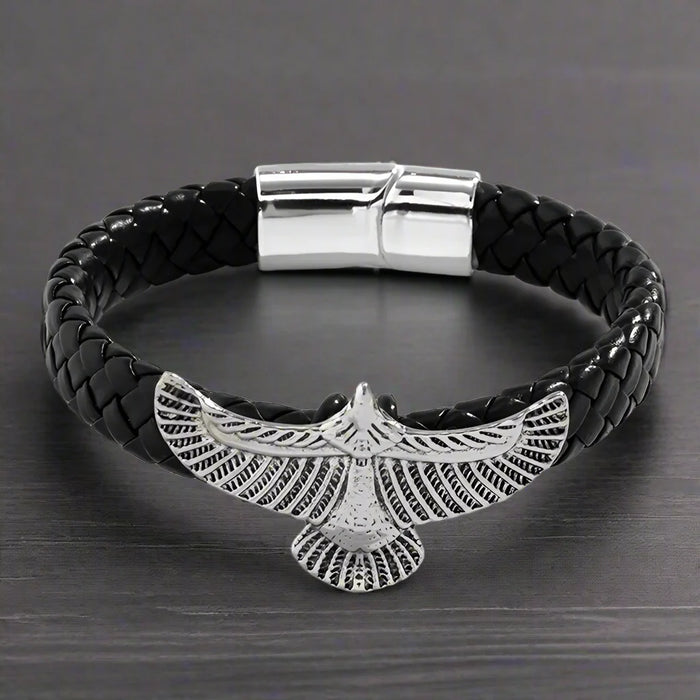 Bracelet Cuir Homme AIGLE VINTAGE