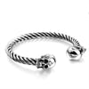 Bracelet Jonc Homme TETE DE MORT - Acier