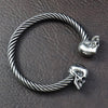 Bracelet Jonc Homme TETE DE MORT - Acier