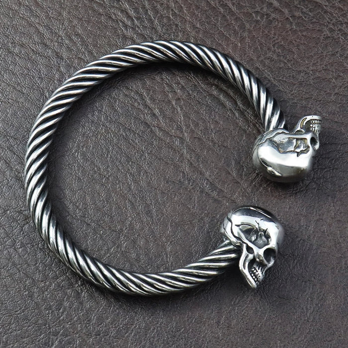Bracelet Jonc Homme TETE DE MORT