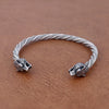 Bracelet Jonc Homme Viking LOUP FENRIR - Style