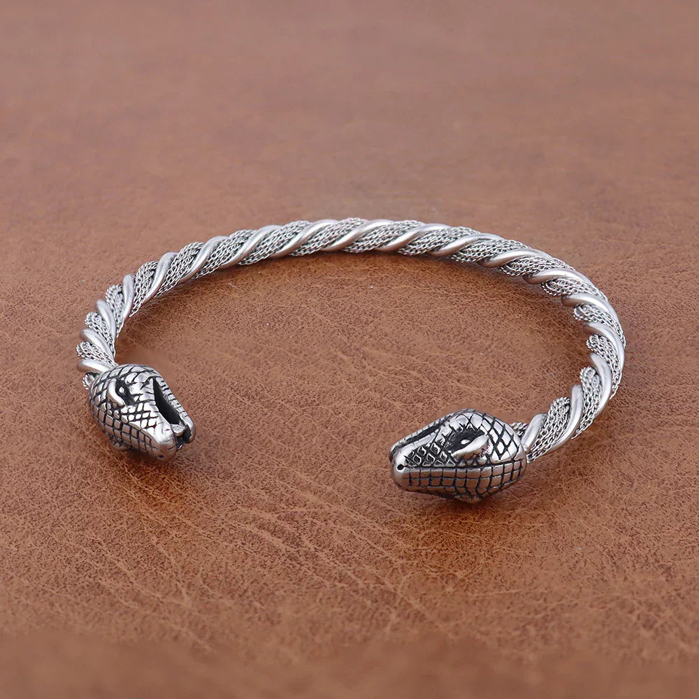 Bracelet Jonc Homme Viking SERPENT - Style B