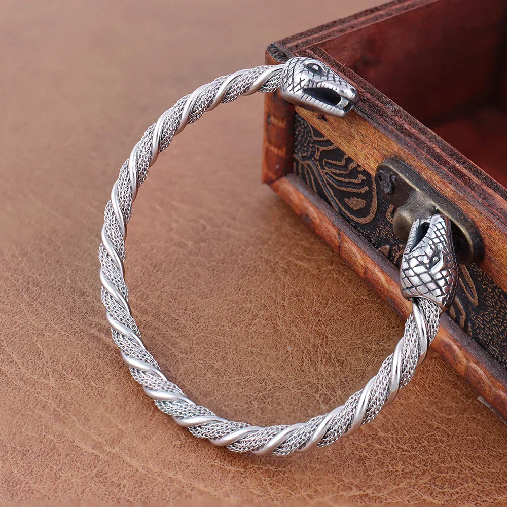 Bracelet Jonc Homme Viking SERPENT - Style B
