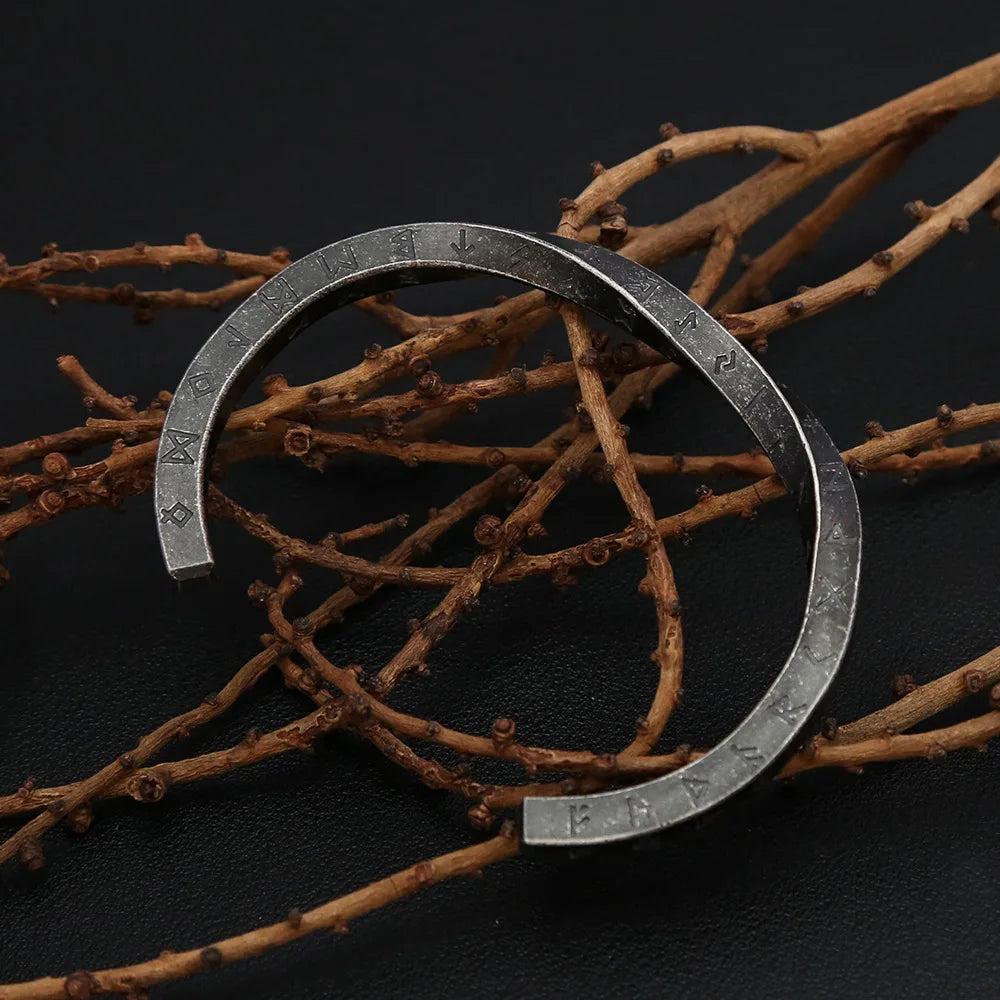 Bracelet Jonc Viking Homme RUNES SCANDINAVE