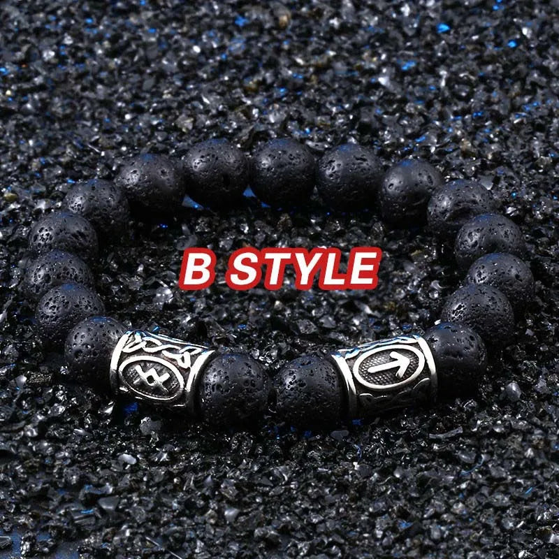 Bracelet Perles Homme VIKING - Style B