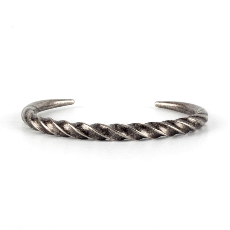 Bracelet Viking Jonc Homme TRESSE - Acier
