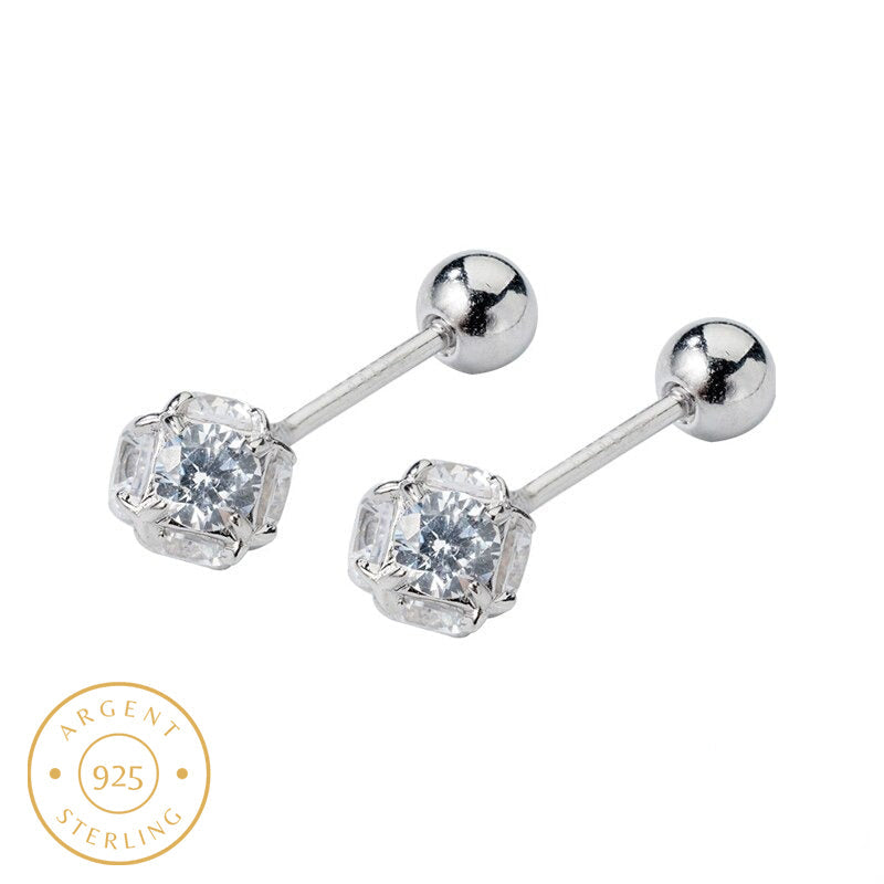 Clou d'oreille diamant homme