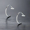 Faux Piercing Lèvre Homme ANNEAU ARGENT