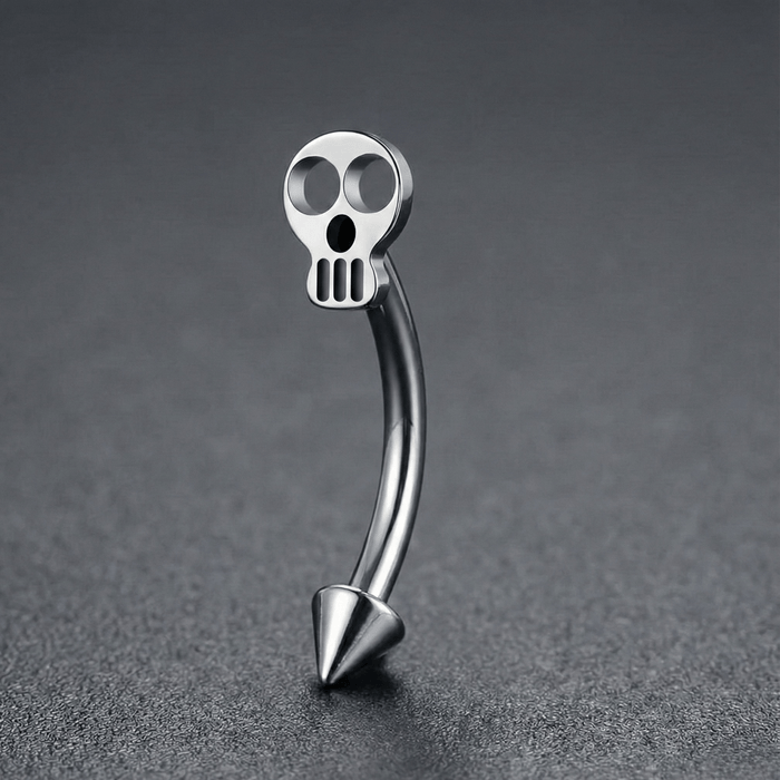 Piercing TÊTE DE MORT en Acier Inoxydable
