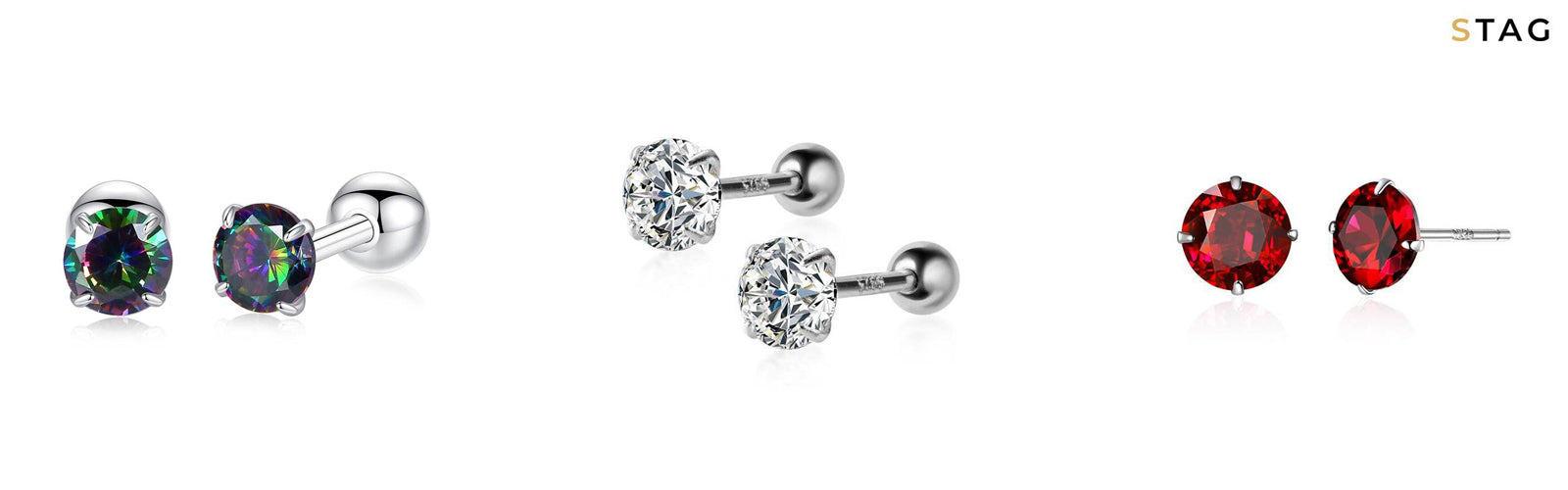 Boucle d'oreille homme diamant